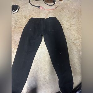 Juniors black joggers